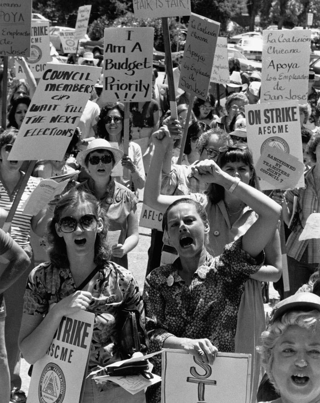 Pay equity strike