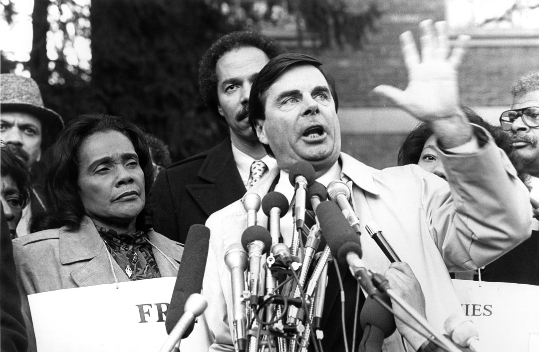 McEntee and Coretta Scott King