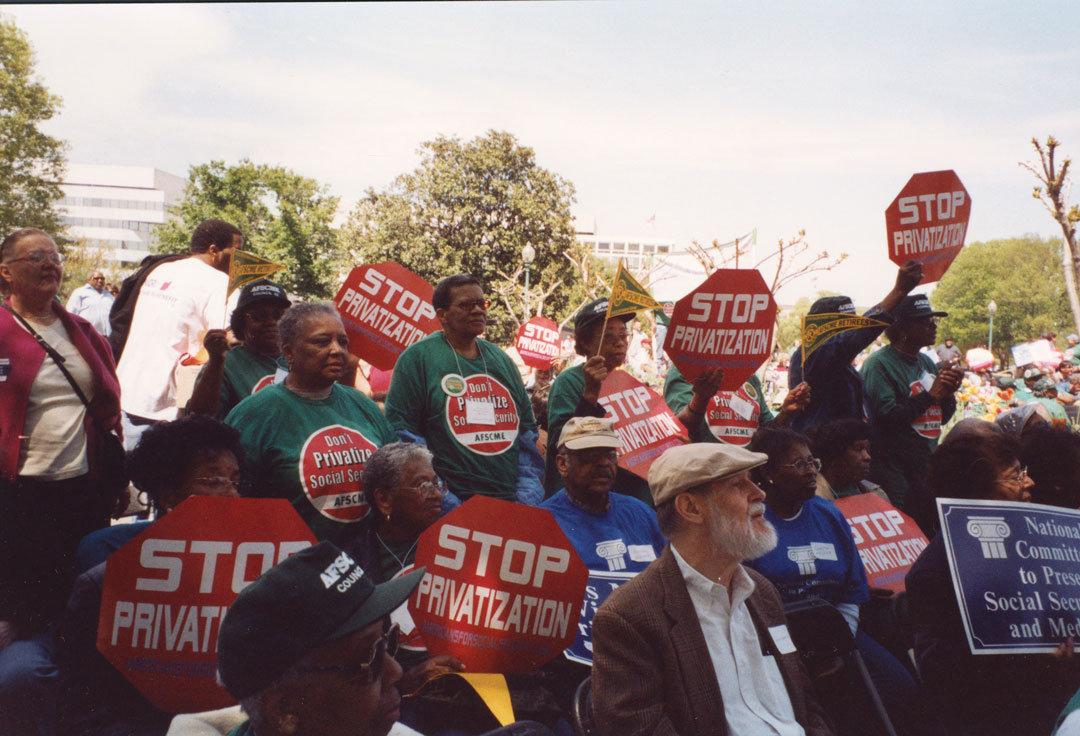 Social Security rally