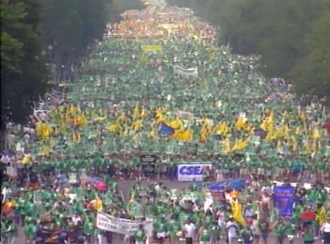 AFSCME mass mobilization