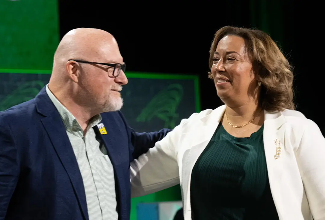 Patrick Moran and Nicole Pollard